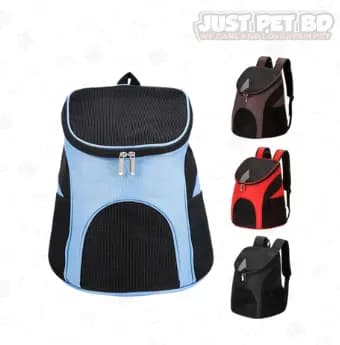 Portable Foldable Mesh Pet Carrier Backpack Breathable Large Capacity Travel Bag for Cats Puppy Rabbit