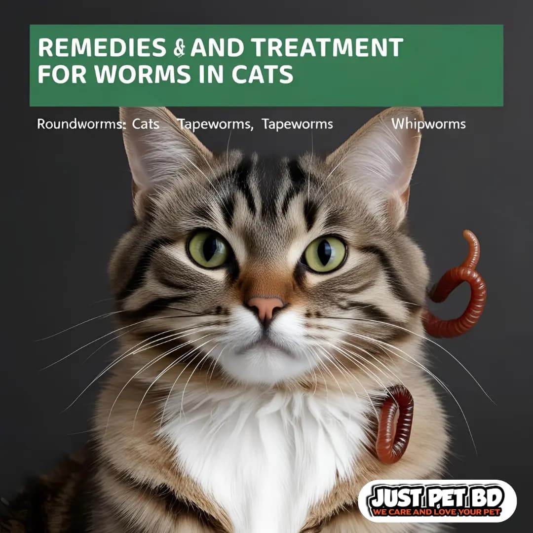 বিড়ালের কৃমির সমস্যা লক্ষণ প্রতিকার ও প্রতিরোধ