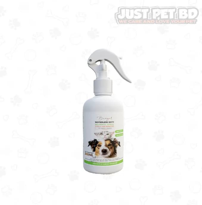 Bengal Waterless Cat Bath No-Rinse Flea & Tick Shampoo 250ml