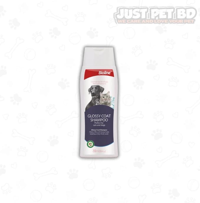 Bioline Glossy Coat Shampoo for Cat and Dog 250ml