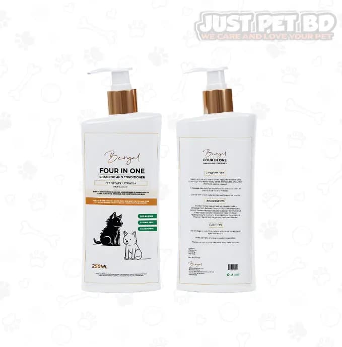 Bengal Four In One Shampoo Conditioner 250ml For Pet