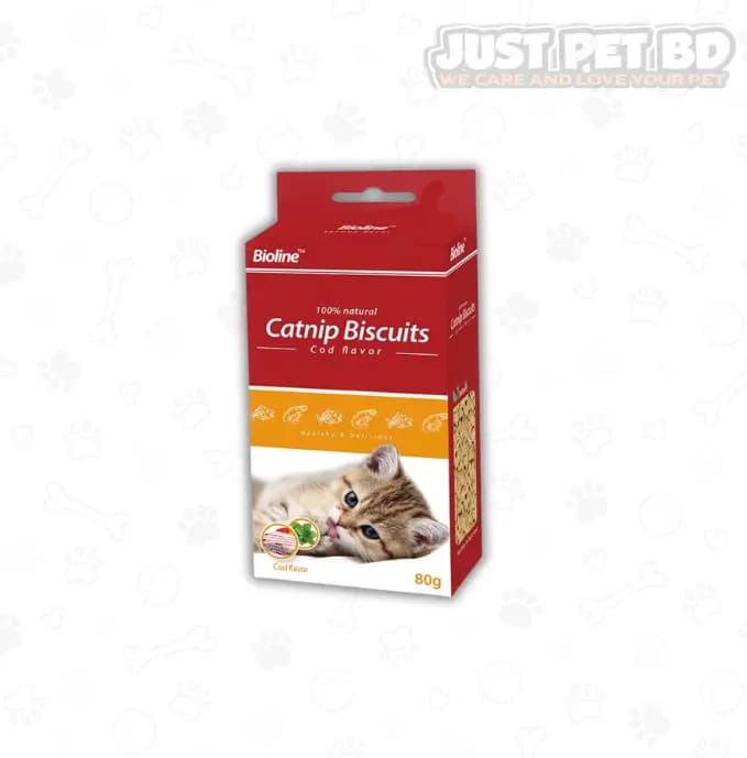 Bioline Catnip Biscuit Cod Flavor 80g