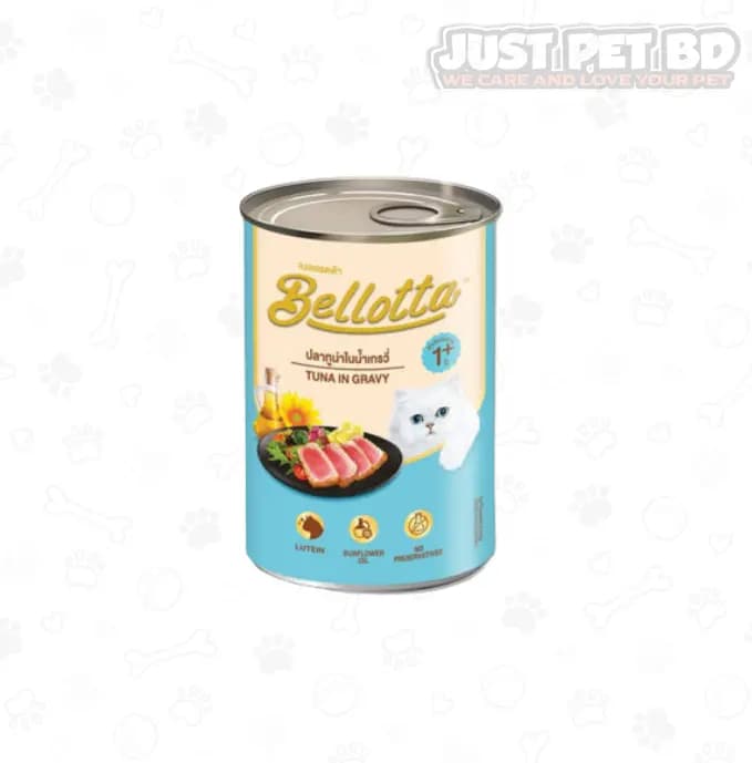 Bellotta Canned Cat Food Real Tuna in Gravy (400g)