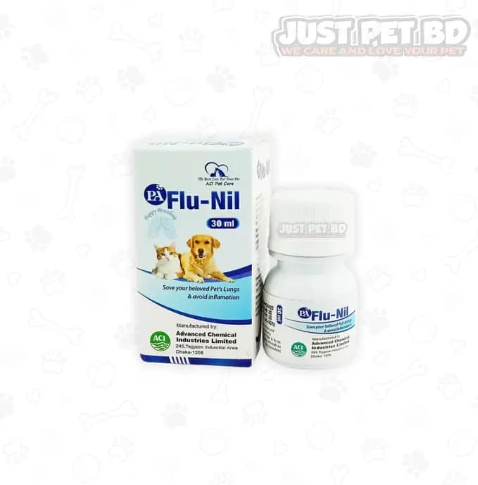 Pa Flu Nil 100ml – পোষা প্রাণীর ফুসফুসের জন্য হারবাল সিরাপ