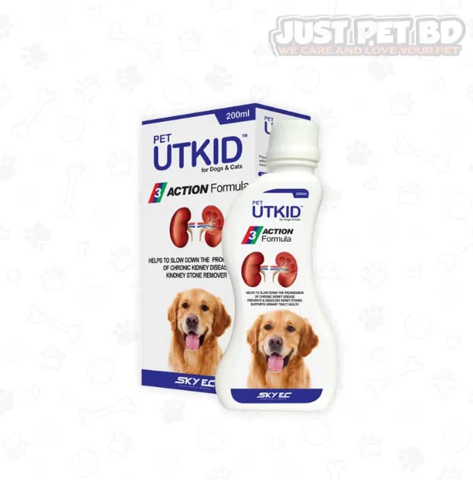 SkyEc Pet UTKID – Advanced Kidney & Urinary Health Supplement for Dogs and Cats (200ml)