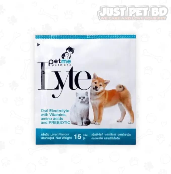Petme-Lyte 15g – Electrolyte & Vitamin Supplement for Pets