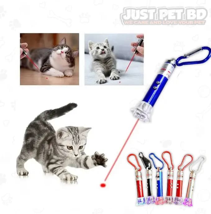 Flower Laser Light Pen Pointer – 4-in-1 LED Toy for Cats & Dogs