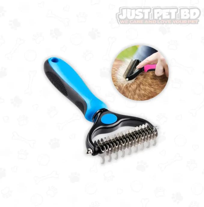 Double-Sided Grooming Brush – Effectively Removes Loose & Floating Hair