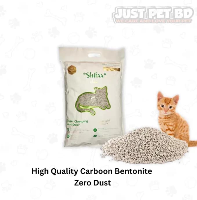 Shifaa Carbon Bentonite Premium Cat Litter – 10L