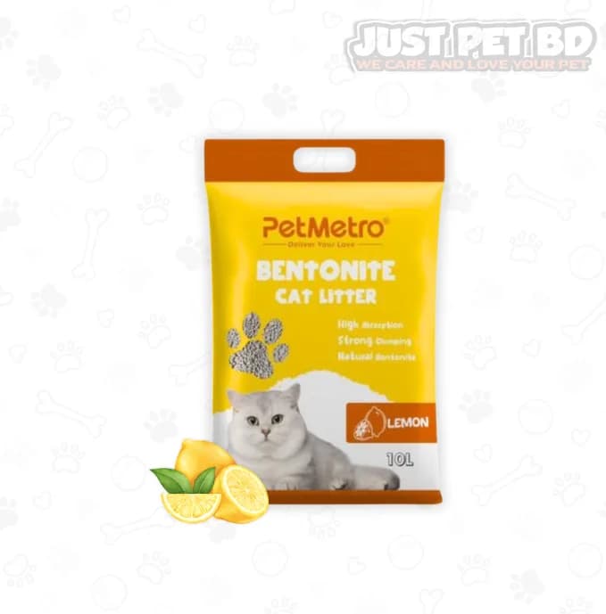 Pet Metro Premium Bentonite Cat Litter – Lemon Scent