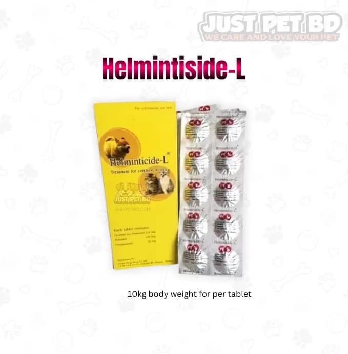 Helminticide-L Oral Deworming Tablet for Dogs & Cats – Broad Spectrum Worm Protection