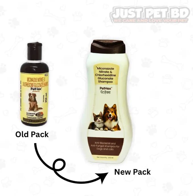 PetHex Antifungal & Antibacterial Pet Shampoo – 200ml