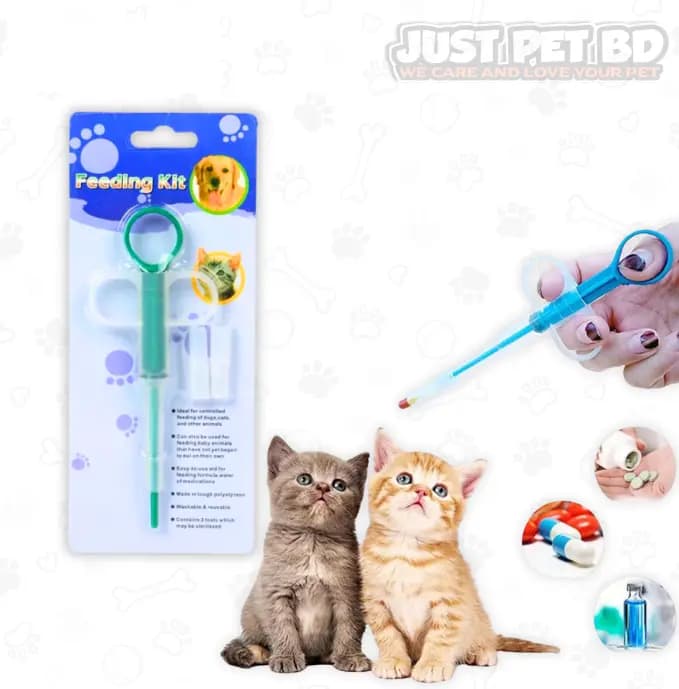 Pet Feeding Kit – Medicine Feeder Syringe (Soft-Silicone Tip)