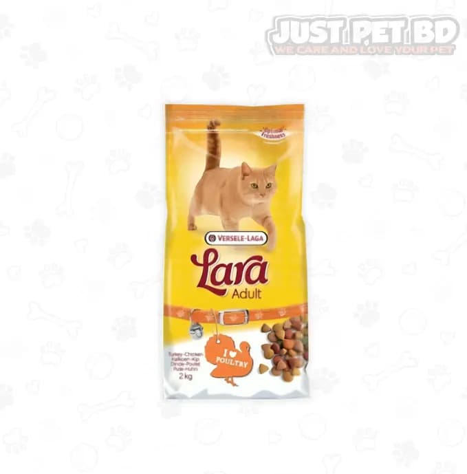Versele‑Laga Lara Adult Dry Cat Food – Turkey & Chicken (2kg)