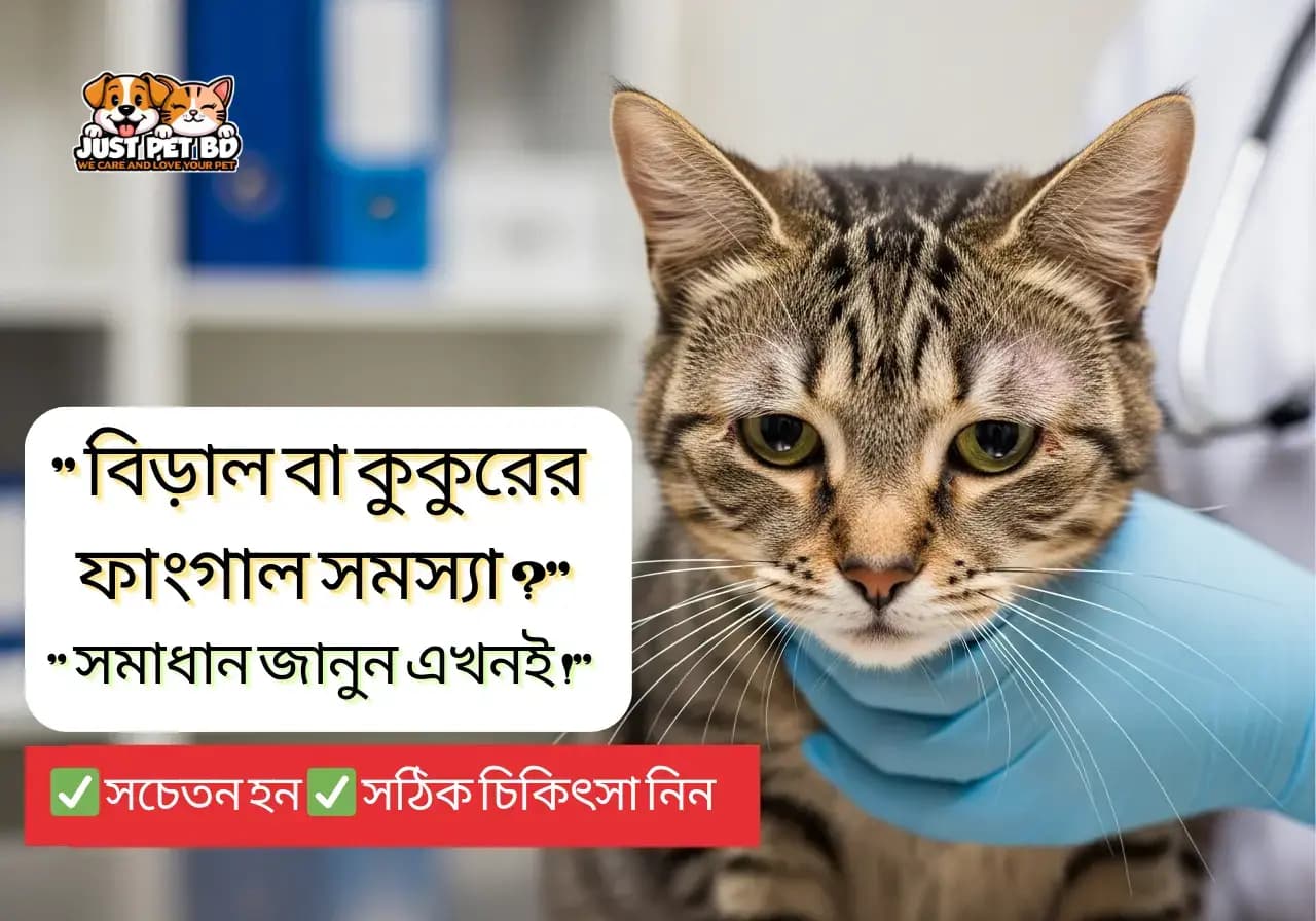 বিড়াল বা কুকুরের ফাংগাল সমস্যা ও প্রতিকার — যত্নে সুস্থ প্রিয় সাথী