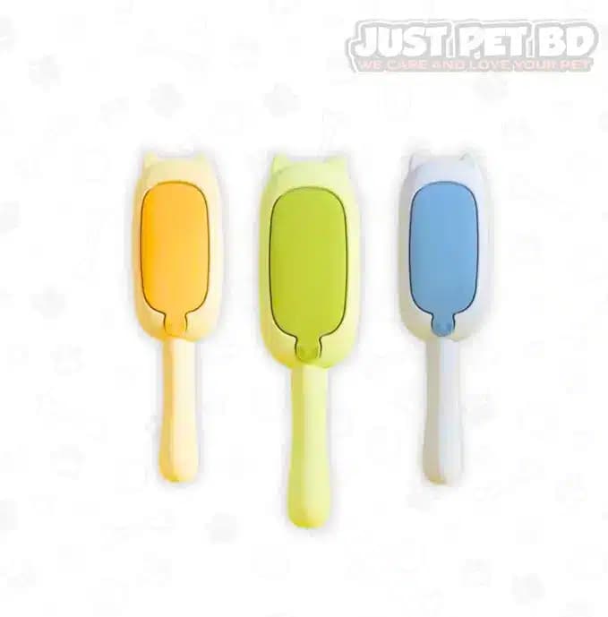 Pet Grooming Brush – Self-Cleaning Bear Shape Fur Remover Brush for Dogs & Cats