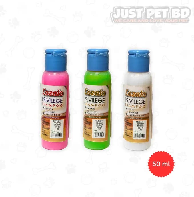 Lozalo Privilege Shampoo for Cats & Dogs – 50ml