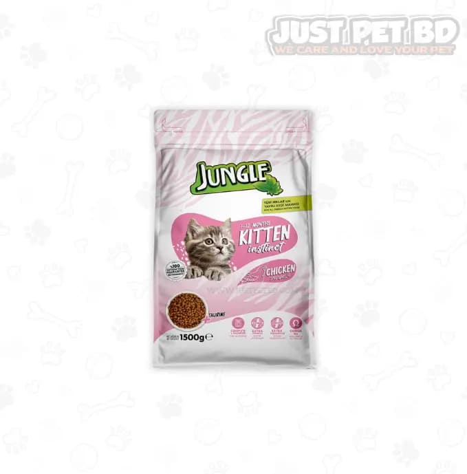 Jungle Junior Kitten Cat Food – Chicken 1.5kg