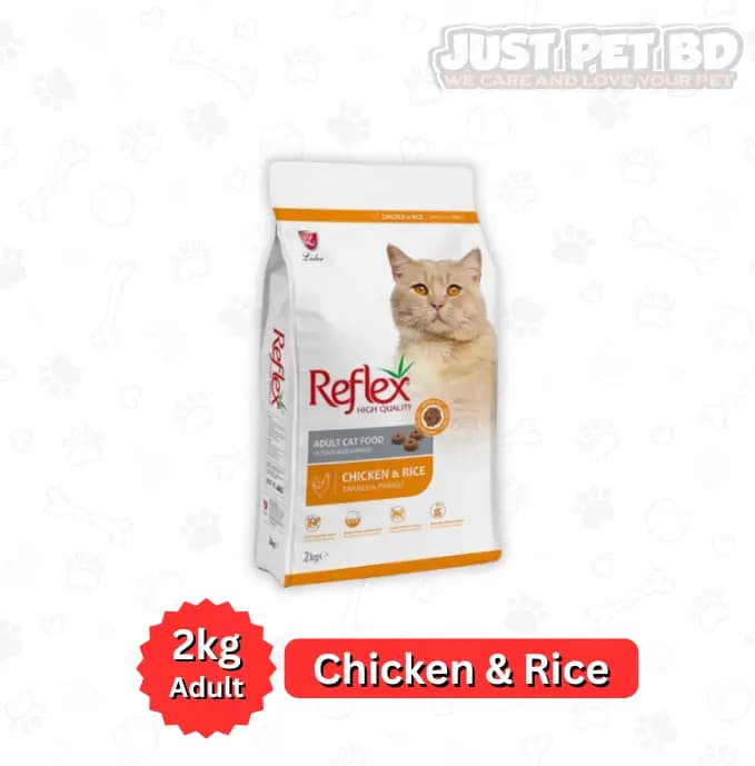 Reflex Adult Cat Food Chicken & Rice 2kg – Premium Dry Food for All Adult Cats