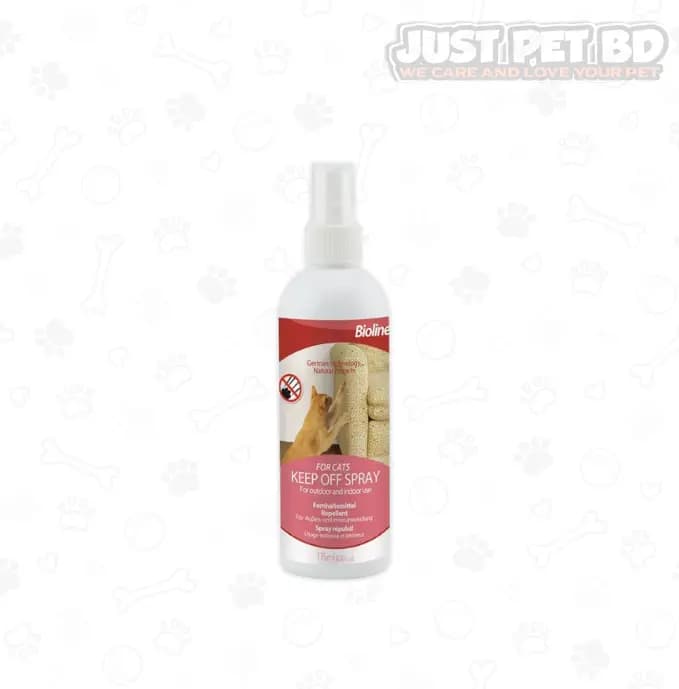 Bioline Keep Off Spray for Cats 175ml - Effective Repellent & Training Aid