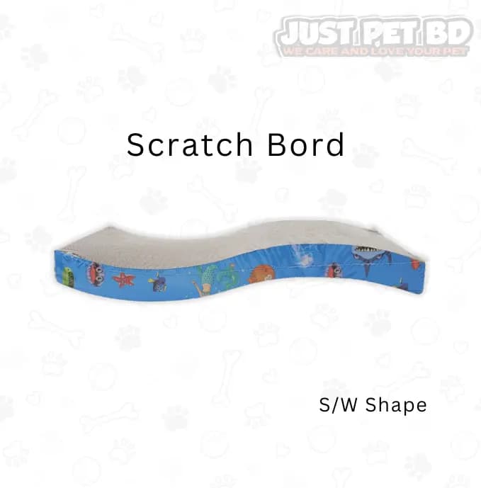 High Quality Wave Shape Cat Scratching Board with Catnip