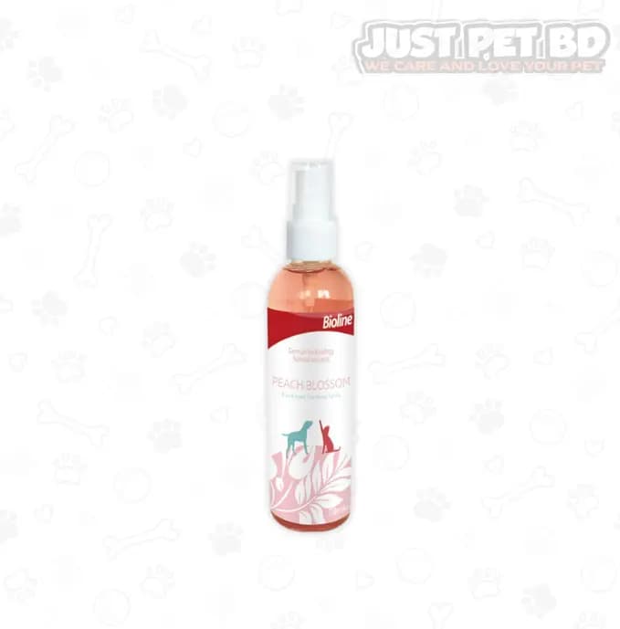 Bioline Peach Blossom Deodorant Spray 118ml: Instant Pet & Home Freshener
