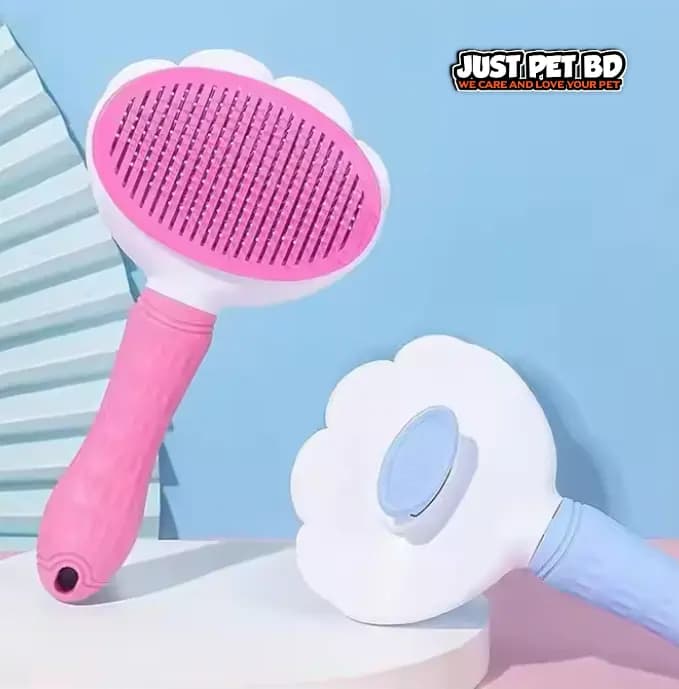Self-Cleaning Pet Grooming Brush – Automatic Hair Removal Slicker Comb for Dogs & Cats