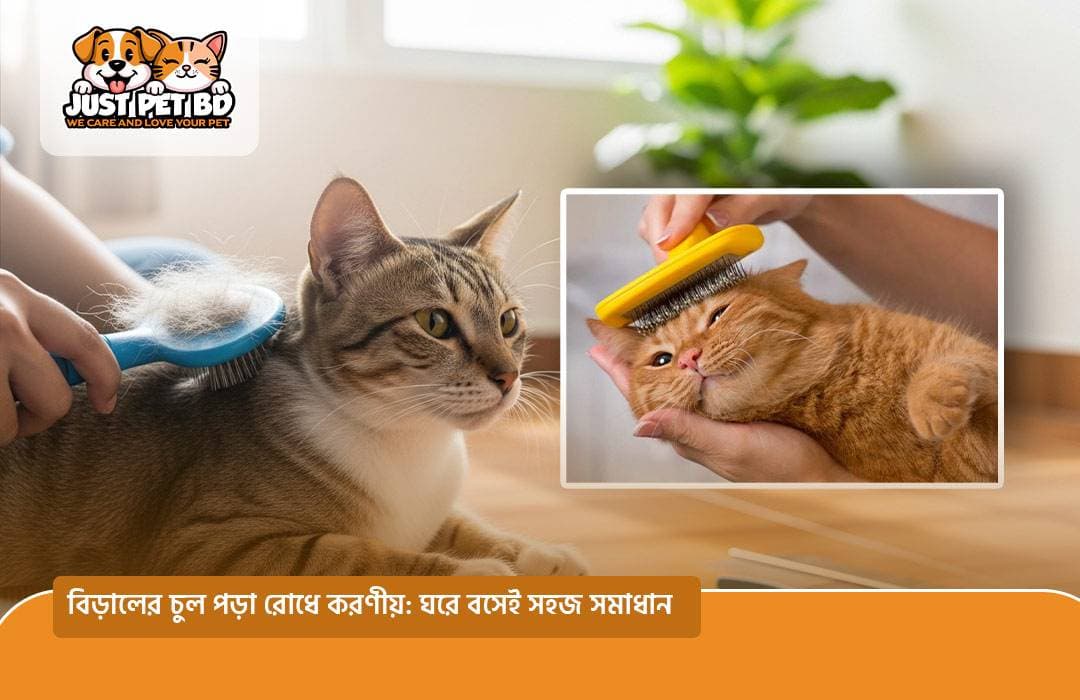 বিড়ালের চুল পড়া রোধে করণীয়: ঘরে বসেই সহজ সমাধান