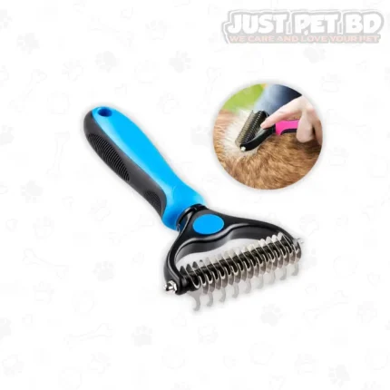 Double-Sided Grooming Brush – Effectively Removes Loose & Floating Hair