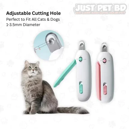 Adjustable Hole Professional Pet Nail Clippers with For Cats & Dogs