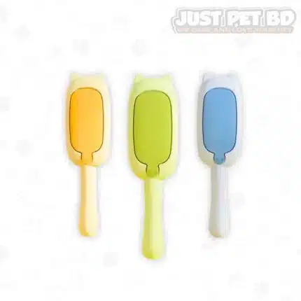 Pet Grooming Brush – Self-Cleaning Bear Shape Fur Remover Brush for Dogs & Cats